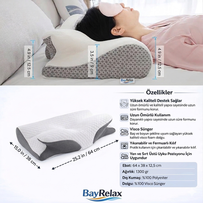 BayRelax™ Hafızalı Ağrı Giderici Ortopedik Yastık