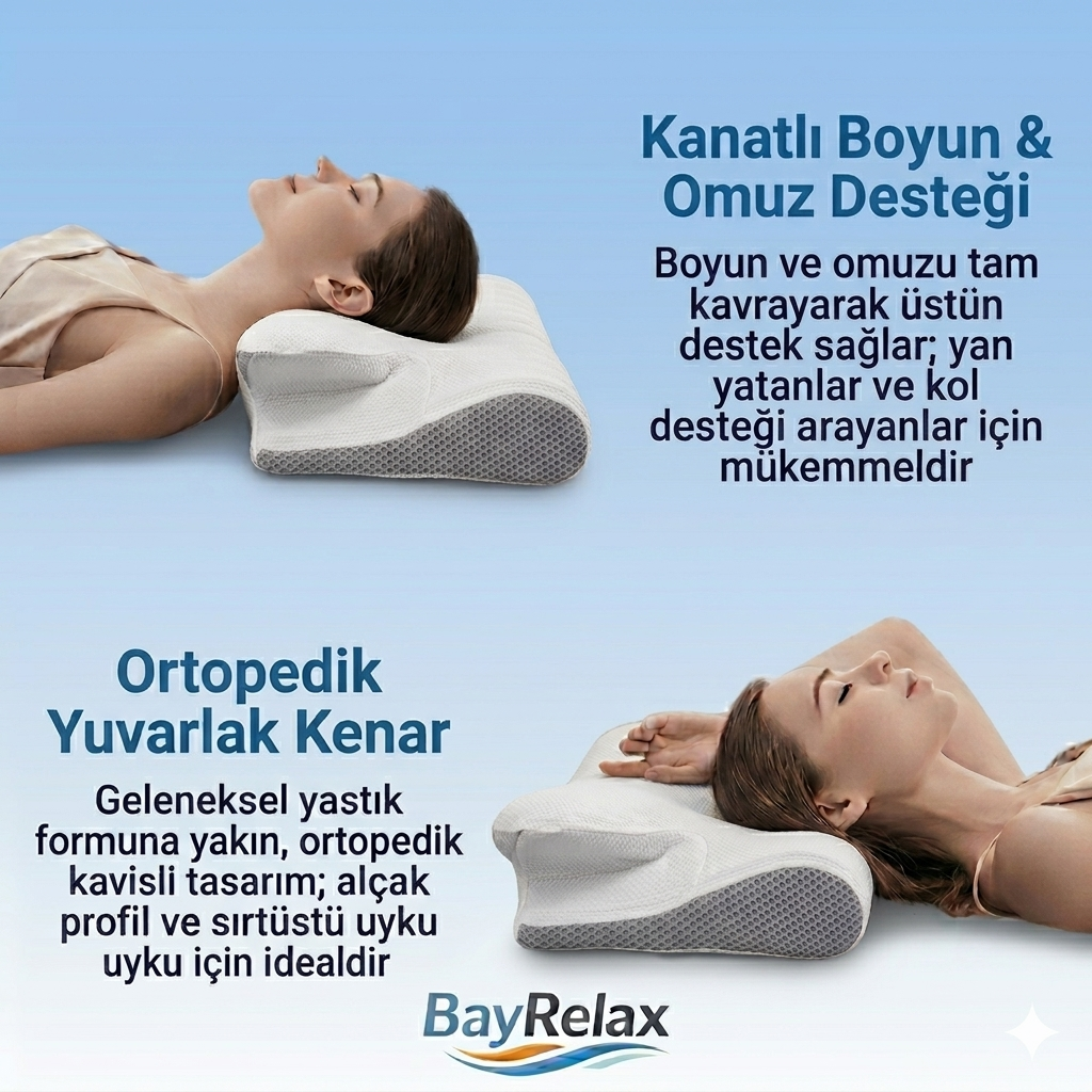BayRelax™ Hafızalı Ağrı Giderici Ortopedik Yastık