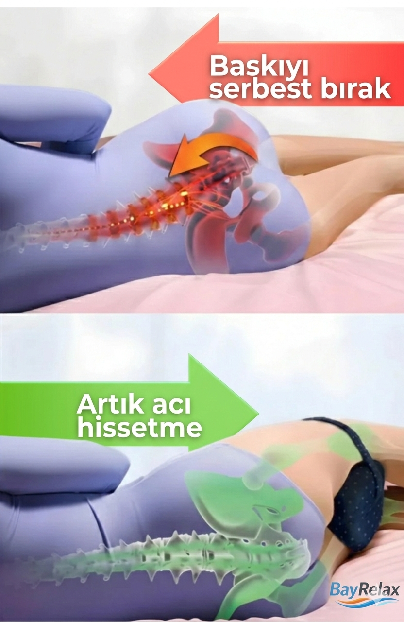 BayRelax™ ErgoSupport Ortopedik Bacak Arası Destek Yastığı