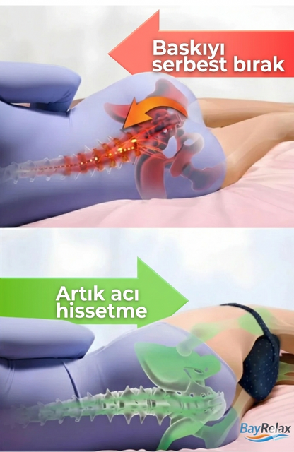 BayRelax™ ErgoSupport Ortopedik Bacak Arası Destek Yastığı